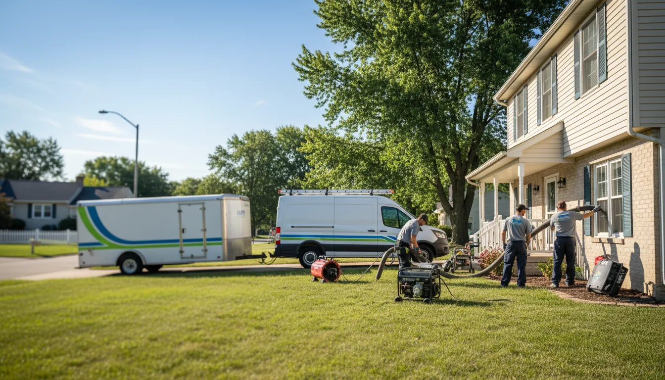 Flooded Basement Restoration And Cleanup With Repair in Saint Croix, IN near me